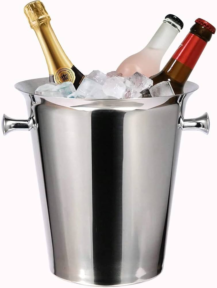 Amazon | シャンパンアイスバケツ、パーティアイスバケツ5リットル